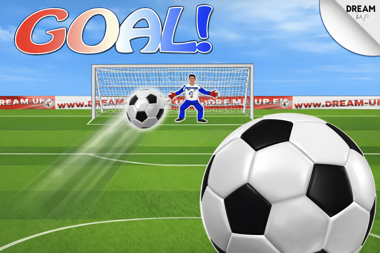 A brilliant goal from midfield.