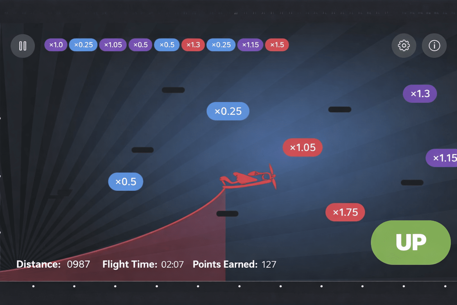 Classic airplane flight Aviator Game