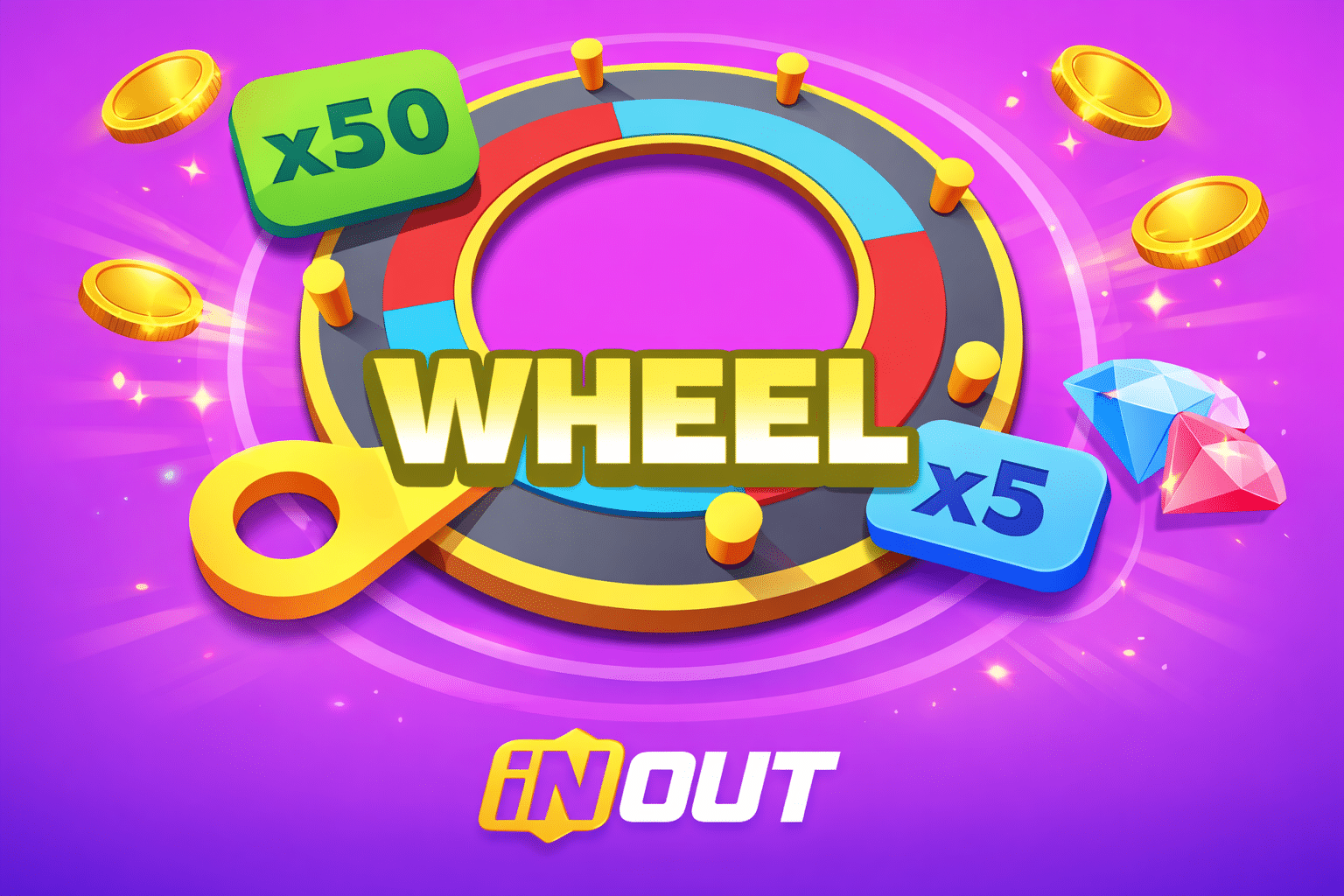 Colorful spinning tops