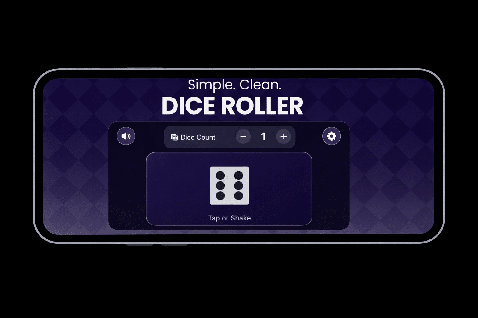 Dice game app on your phone