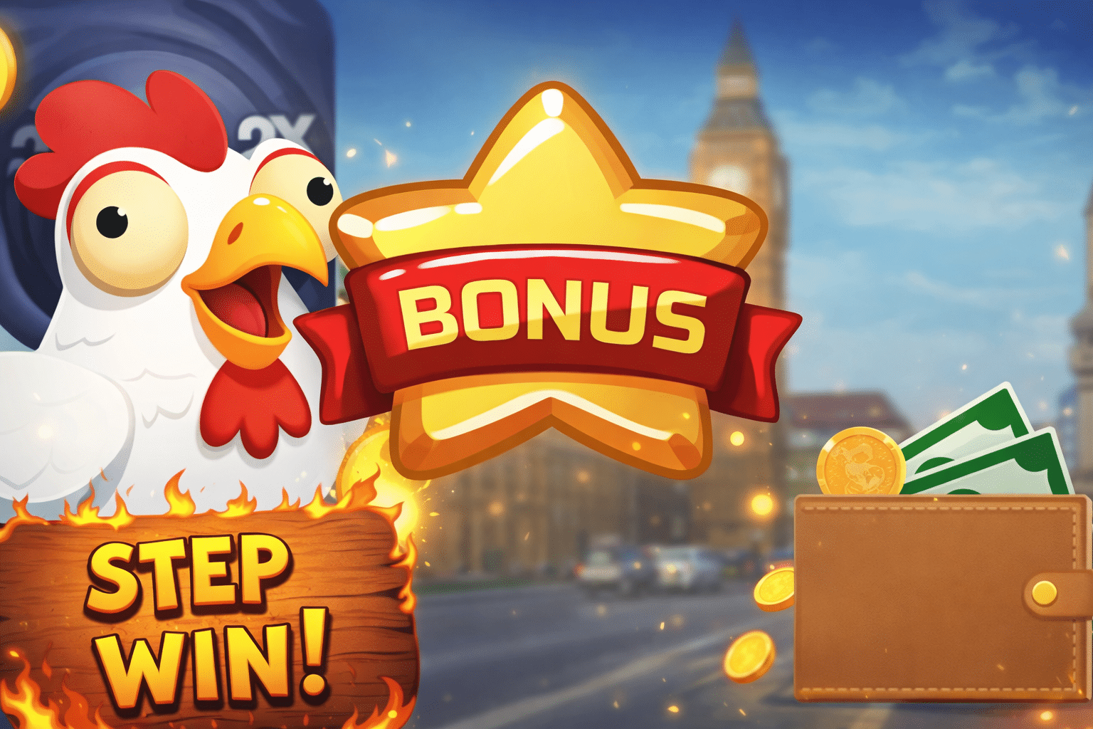 Happy chicken, attractive rewards!