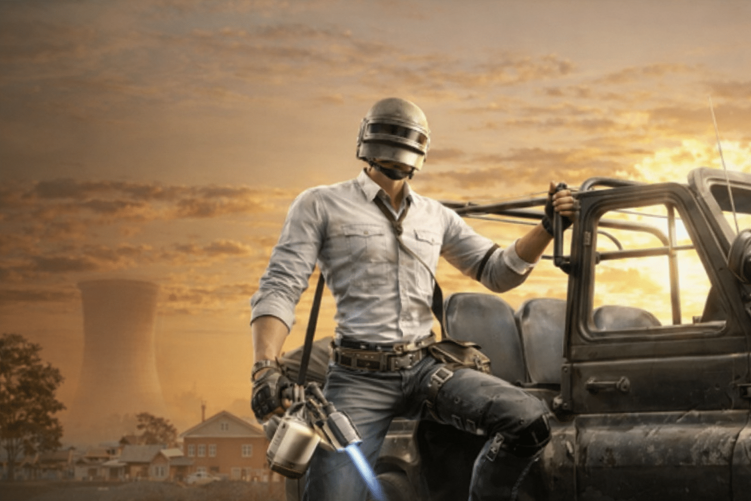 PUBG 1MIN characters in a fictional setting.