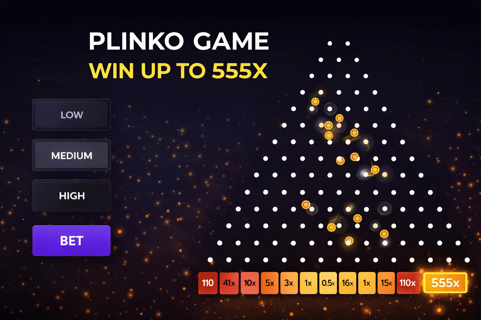 Game: Win up to 555X
