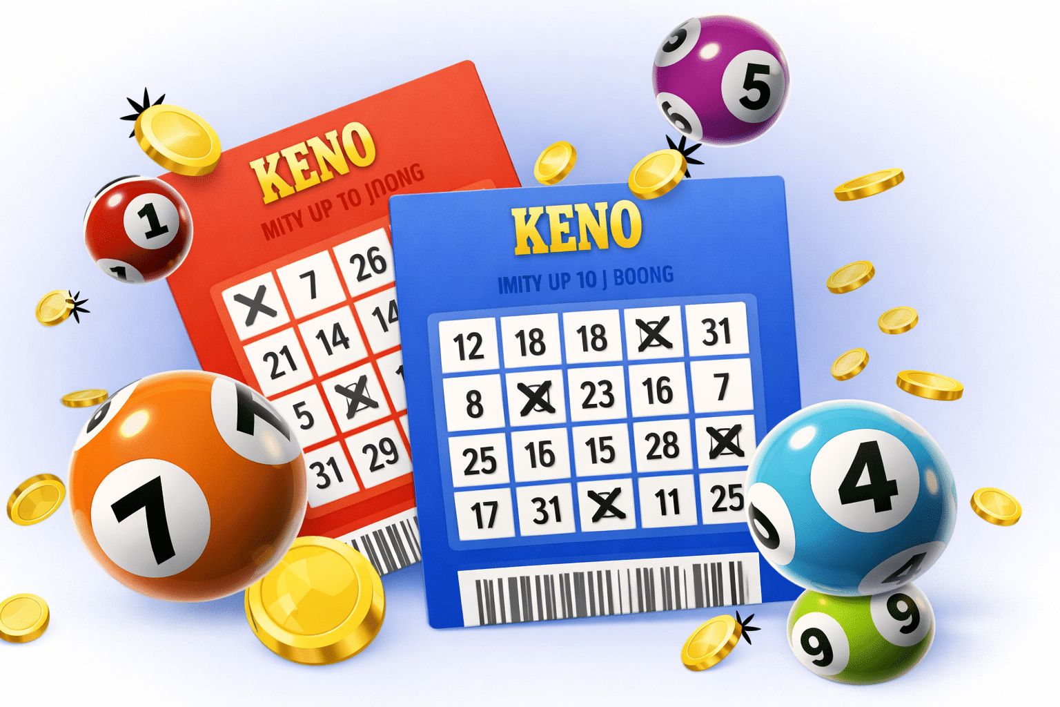 The Keno event and the gold coins