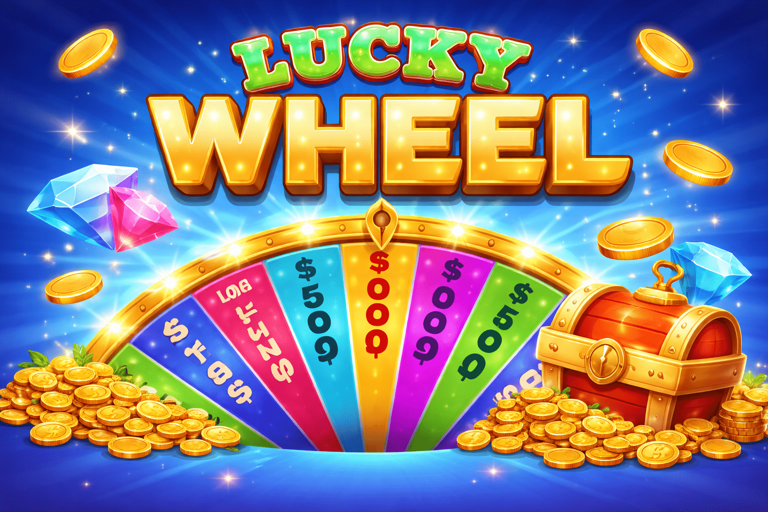 The dazzling wheel of fortune